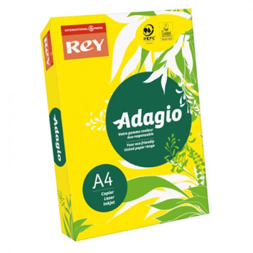 Papel Fotocopia Adagio(cd15) A4 80gr Amarelo Fluorescente , ADAGIO , 1801085 , 3368220125734